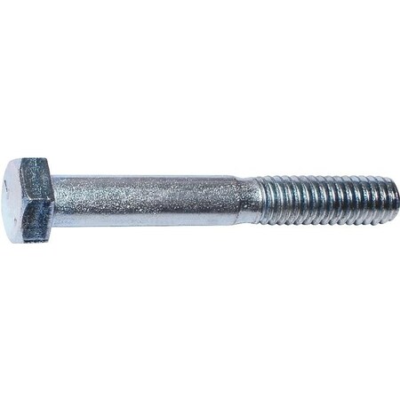 3/8-16 X 2-1/2 In Hex Machine Screw, Zinc Plated